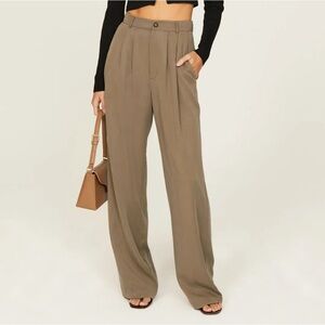 Reformation Mason Pant Tan Size 0 Petite